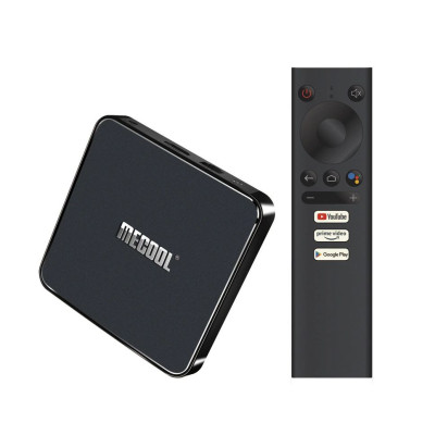 Mecool KM1 bản quyền google điều khiển giọng nói tiếng Việt Ram 4G Rom 64G bluetooth Android tivi box - Hàng Nhập Khẩu