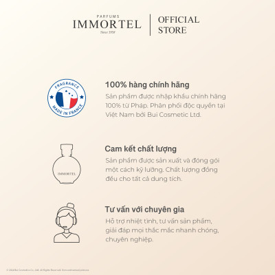 Nước Hoa Nữ IMMORTEL No777 - 8 mL Eau de Parfum - Chính hãng Pháp