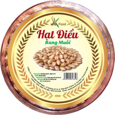 HẠT ĐIỀU VỎ LỤA RANG MUỐI XẾP HPA CAO CẤP THƯƠNG HIỆU SK FOOD - 1KG 2 HỘP