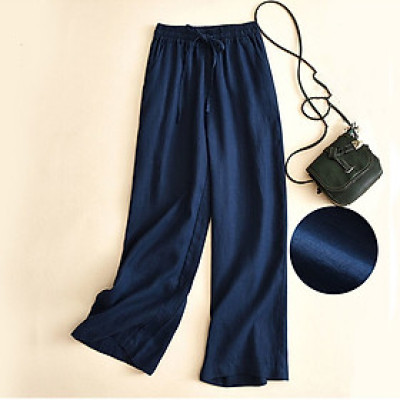 Quần dài nữ dáng rộng, thời trang năng động, đủ size QD09