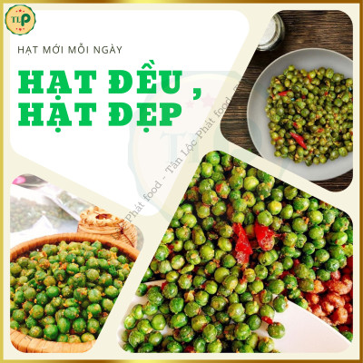 ĐẬU HÀ LAN RANG TỎI ỚT TÂN LỘC PHÁT COMBO 1KG - MỖI BỊCH 500G [ MẪU MỚI ]