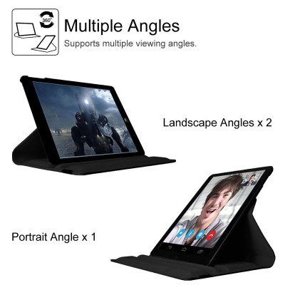 Bao da cho iPad 10.2 2019 / iPad 10.5 inch / iPad gen 7 gen 8 gen 9 / iPad Air 3 10.5 inch xoay 360 độ hiệu HOTCASE (chống bụi chấm thấm tiện lợi, cơ chế smartsleep thông minh) - Hàng nhập khẩu