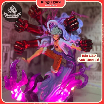 Mô Hình Luffy Gear 5 Trạng Thái Chiến Đấu 33cm Mô hình One Piece Cao Cấp, Figure Mô Hình Anmie One Piece Luffy Vua Hải T