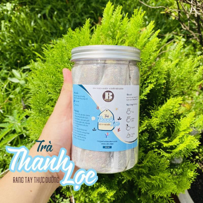 Trà gạo lứt đậu đen hoa nhài hoa cúc detox thanh lọc giảm stress Brown Rice