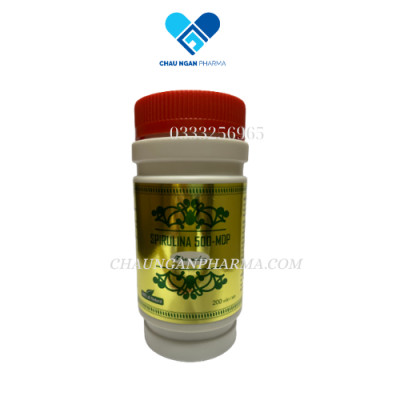Tảo xoắn SPIRULINA 500 - MDP Chai 200 viên