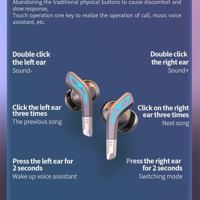 CINCATDY Tai Nghe Bluetooth True Wireless TWS MD1588 Phiên Bản Nâng Cấp - Hàng Chính Hãng