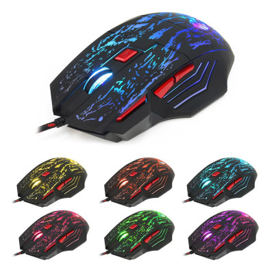 Chuột chơi game có dây HXSJ H300 V100 35 phím một tay P6 