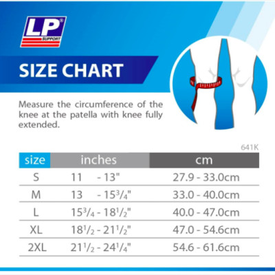 Băng bảo vệ gối LP Support LP788 (Đen) - Hàng chính hãng