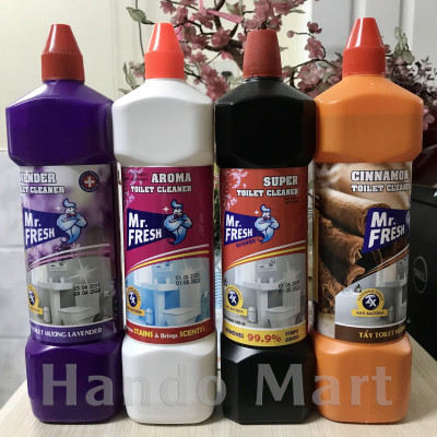 Chai tẩy vệ sinh toilet Mr.Fresh 1000ml nhiều mùi hương