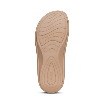 Giày sandal sức khoẻ nữ Aetrex Jillian Sport Leopard - nâng vòm giảm đau gai gót chân