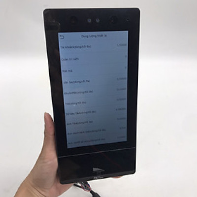 Máy chấm công & kiểm soát cửa = khuôn mặt, thẻ từ Zkteco SenseFace 7A - Hàng nhập khẩu