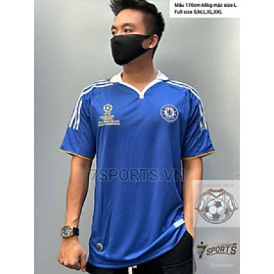 Áo Bóng Đá Retro Chelsea 2008 - Sân Nhà bản cao cấp vải Cotton Polyester