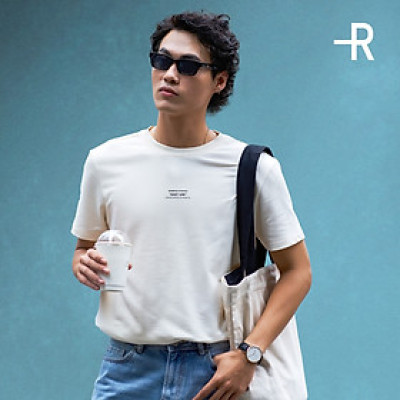Áo thun tay ngắn nam hình in Form Fitted - RT 10S25TSS014 | ROUTINE CÀ MAU