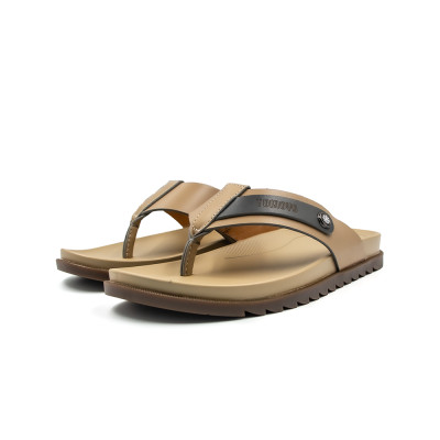 Dép Xỏ Ngón Tomoyo Da Bò Thật Đế Rãnh Chống Trượt TMD316