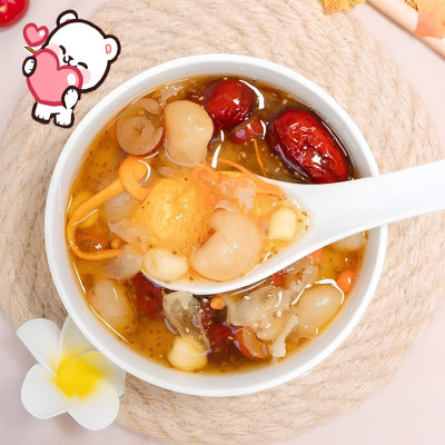 Chè Dưỡng Nhan Lý Tưởng Nấm Tuyết Đông Trùng Hạ Thảo 50g