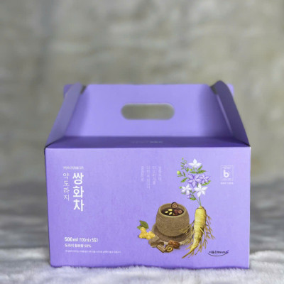 Trà Thảo mộc SSanghwacha rễ cát cánh - Bell Flower Herb Tonic Tea - Ginseng House hộp 5 gói x 100ml