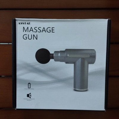 Súng Massage Cầm Tay, Máy Massage Cầm Tay, Với 4 Đầu Massage Giúp Giảm Đau Mỏi Vai Gáy Và Toàn Thân - Hàng Nhập Khẩu