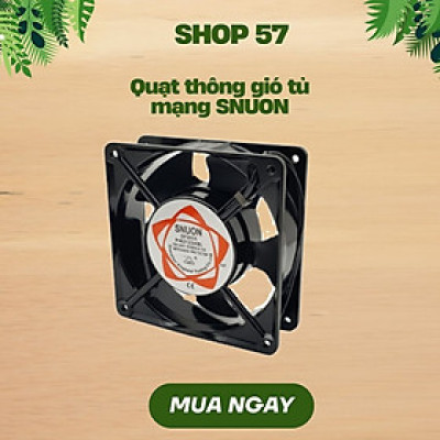 Quạt Gió Làm Mát Tủ Mạng SNUON – Dùng Cho Tủ Rack Treo Tường / Đứng,Hàng Chính Hãng