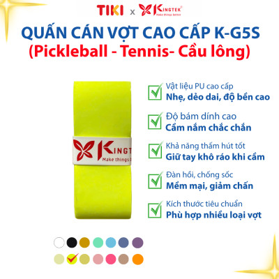 Quấn Cán Vợt KINGTEK K-G5S | Overgrip Cao Cấp Cho Pickleball  - Cầu Lông - Tennis | Êm Tay – Chống Trượt – Hút Mồ Hôi