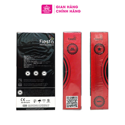 [Chính Hãng] Bao Cao Su Fiesta Form Fit Ultra Thin Hộp 12 Cái - Siêu Mỏng, Ôm Sát Từng Milimet