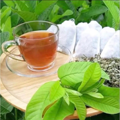 trà giảm cân lá ổi túi lọc mix gạo lứt, đậu đen thon gọn vóc dáng, mỡ bụng, bắp tay, bắp chân...
