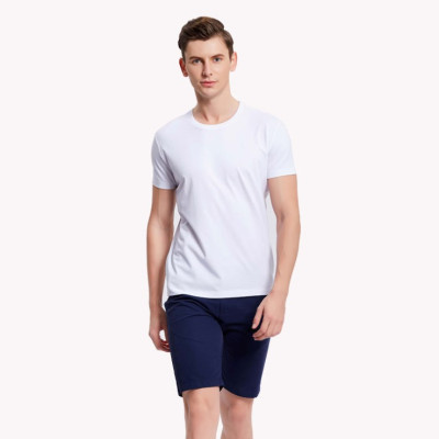 Áo Lót Nam Dệt Kim Đông Xuân Cộc Tay Vicci Màu Trắng, Vải Sợi Cotton Mềm Mịn, Co Giãn, Thấm Hút Mồ Hôi, Siêu Thoáng Mát