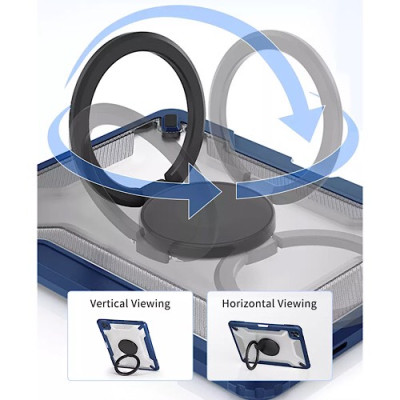 Bao da cho iPad Pro 11 inch (2020 - 2021 có 2 camera) hiệu WIWU Rotative iRing Holder Pen chống sốc - Hàng nhập khẩu
