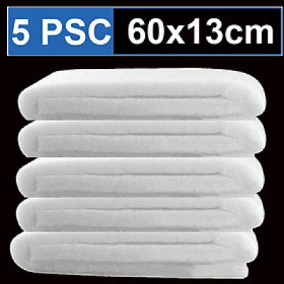  5 Bông Lọc Bể Cá Hoàng Nam Trắng 60x13cm - Vật Liệu Lọc Nước Hồ Cá Cao Cấp