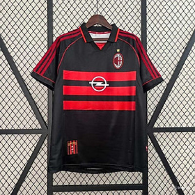 Áo Bóng Đá Retro AC Milan 1998 - Áo Đấu Thứ 3 bản cao cấp vải Cotton Polyester
