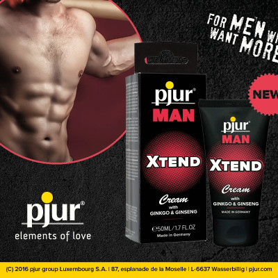 Gel cường dương Pjur Man Xtend 50ml dành cho quý ông tăng khoái, tăng lưu thông máu