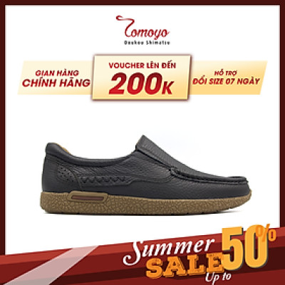 Giày Lười Nam Da Nubuck Tomoyo TMN08001