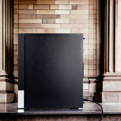 CASE MAGIC GM-04 BLACK AND WHITE GLASS 3 FAN (ATX) - Hàng chính hãng