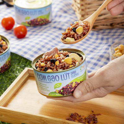 Cơm gạo lứt dinh dưỡng ăn liền TÂM MINH FOODS