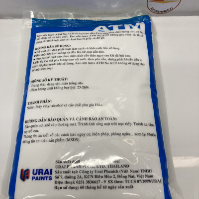 Keo sữa ATM Latex dán giấy, dán simili, làm slime bịch 1KG