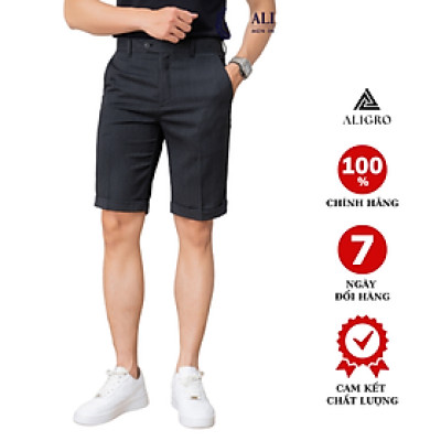 Quần short nam ALIGRO chất liệu kaki dáng basic trẻ trung năng động ALGQS1066