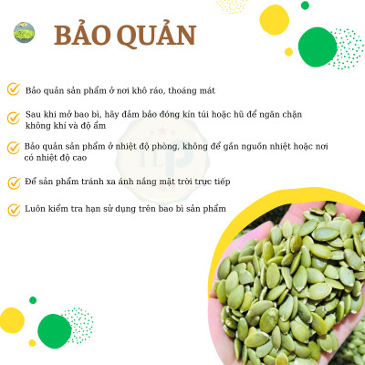 NHÂN HẠT BÍ TÂN LỘC PHÁT - HŨ 500G