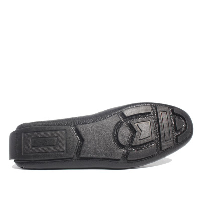 Giày MICHILUX Da Bò Thật Chính Hãng Horse Bit Moccasin CIEHM Màu Đen