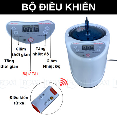 Nồi xông hơi điện tại nhà xông hơi khử trùng thư giãn Spa tại gia tích hợp remote điều khiển từ xa Legaxi