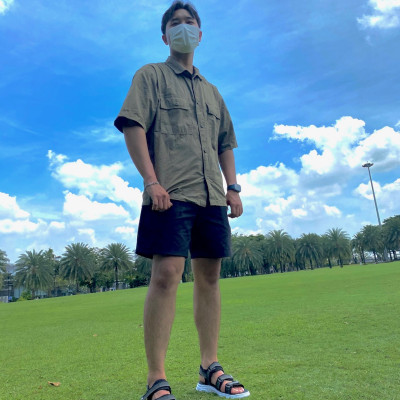 Giày Sandal Nam The Bily 3 Quai Ngang - Đế Trắng Lót Đen Màu Xám Thổ Cẩm BLDTMD04