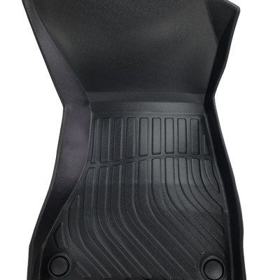 Thảm lót sàn xe ô tô Audi A5 sport/s5 sd 2018-2020 Nhãn hiệu Macsim chất liệu nhựa TPE cao cấp màu đen