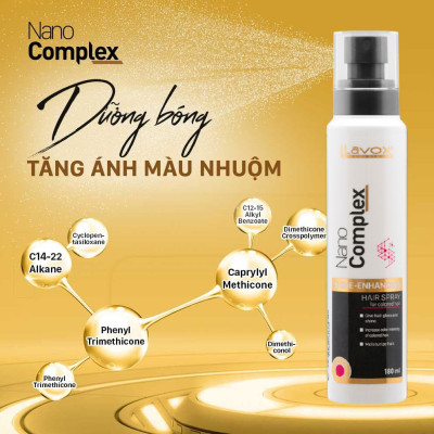  Dưỡng Bóng Tăng Ánh Màu Nhuộm Lavox 180ml