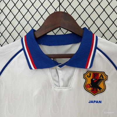 Áo Bóng Đá Retro Tuyển Nhật Bản 1998 - Sân Khách bản cao cấp vải Cotton Polyester