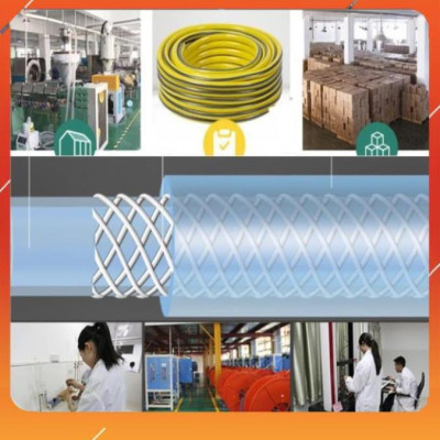 Vòi Xịt️Evoucher Bộ dây vòi xịt nước rửa xe, tưới cây , tăng áp 3 lần, loại 7m, 10m 206701-2 đầu đồng,cút, +  đai