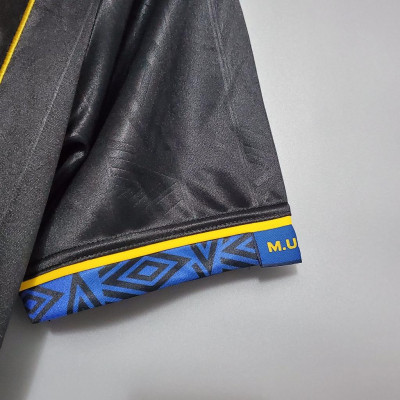 Áo Bóng Đá Retro Manchester United 1993 - Sân Khách bản cao cấp vải Cotton Polyester