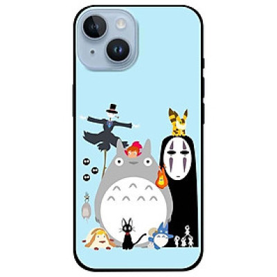 Ốp lưng dành cho Iphone 14 - Iphone 14 Plus - Iphone 14 Pro - Iphone 14 Pro Max - Ghibli Nền Xanh