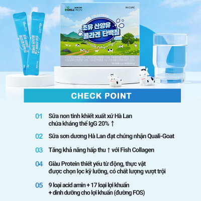 Sữa Non Sơn Dương CELLTRION Hộp 100 gói [Thực phẩm bổ sung Colostrum Goat Milk Collagen Protein]