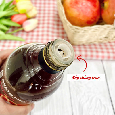 Giấm Lựu Hữu Cơ Aceto Mio (Có Giấm Cái) Chai 500ml, Hỗ Trợ Detox Cơ Thể, Tốt Cho Sức Khỏe