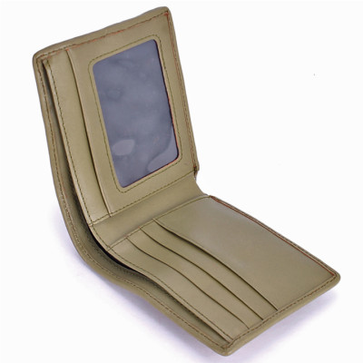 HJ2261 - Bóp nam Huy Hoàng da cá sấu gù chân màu rêu