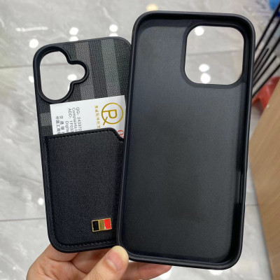 Ốp lưng dành cho iPhone 13 Pro Max, iPhone 13 Pro, iPhone 13, iPhone  hiệu Mentor VII Pocard da chống sốc, có ngăn cài thẻ, cao cấp - Hàng chính hãng 