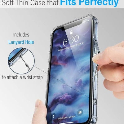 Ốp lưng cho iPhone X/Xs, iPhone Xr, iPhone Xs Max, iPhone 11, iPhone 11 Pro, iPhone 11 Pro Max, dẻo trong chống sốc cao cấp - Hàng chính hãng